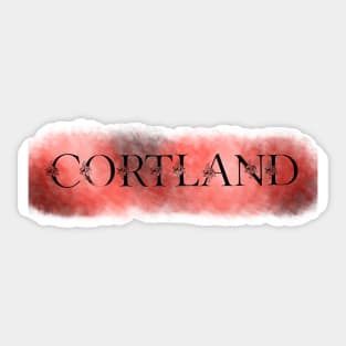 Floral Cortland Watercolor Sticker